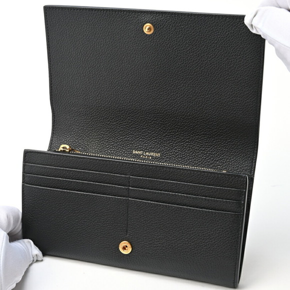 SAINT LAURENT YSL Line Large Flap Wallet 414567 S-153743 - Picture 4 of 7